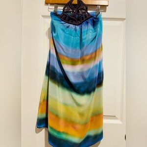 Trina Turk Blue and Purple Ombre Dress